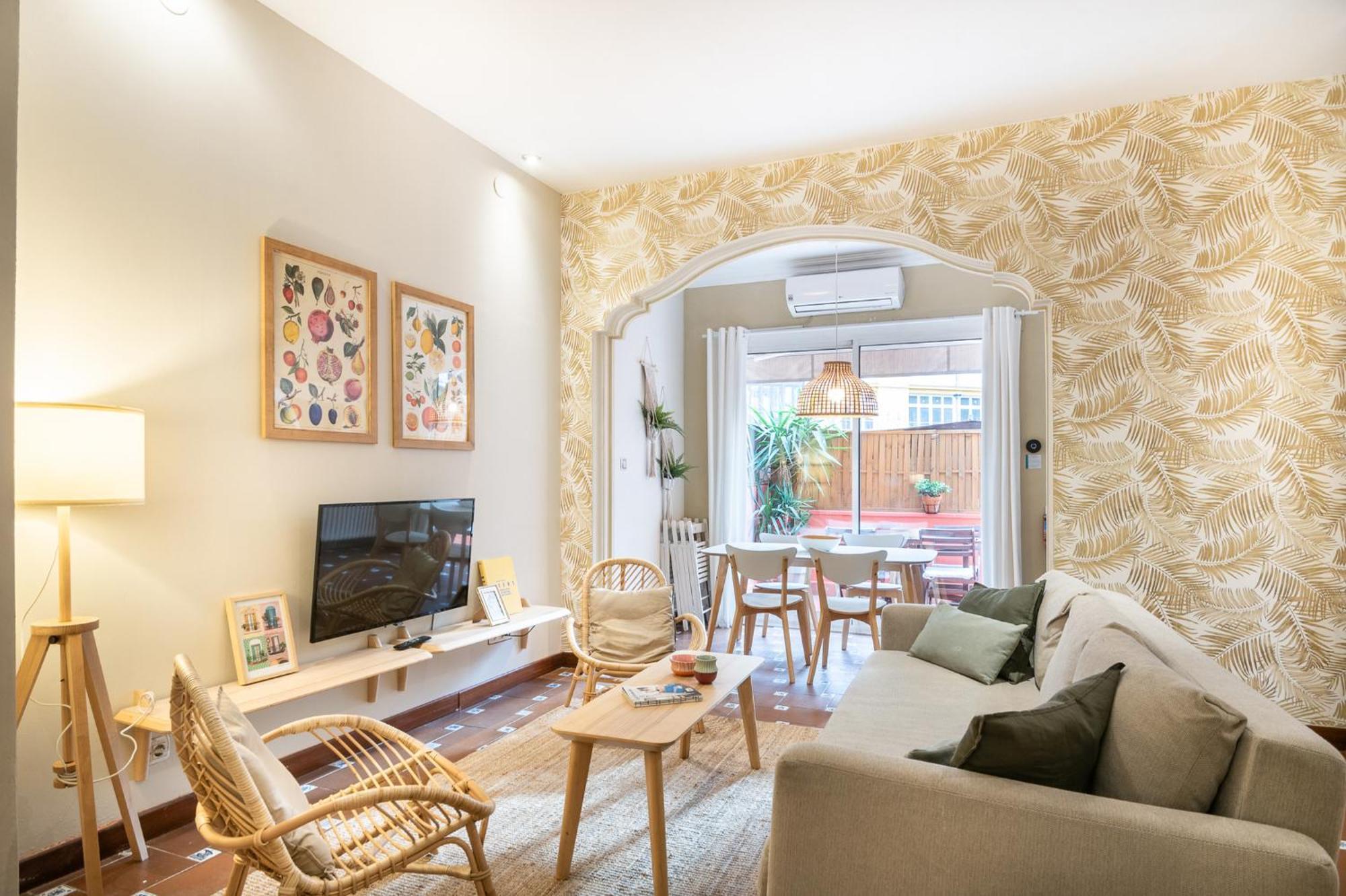 Spacious & Sunny Apt With Terrace In The City Center Barcelone Extérieur photo